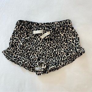JCrew girls leopard shorts